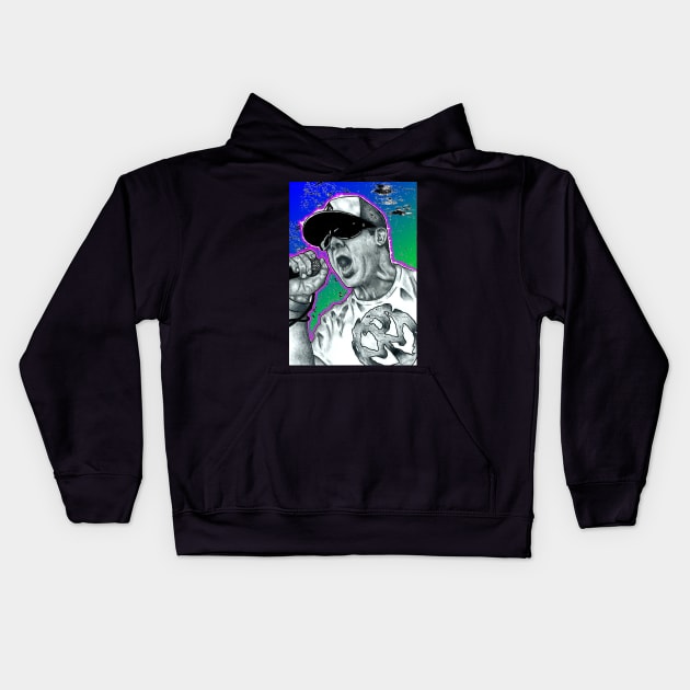 Bro Hymn Kids Hoodie by Cult Culture Art 